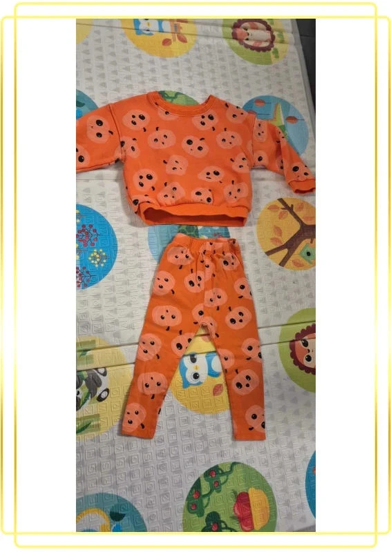 Ensemble citrouille 🎃 bebe fille